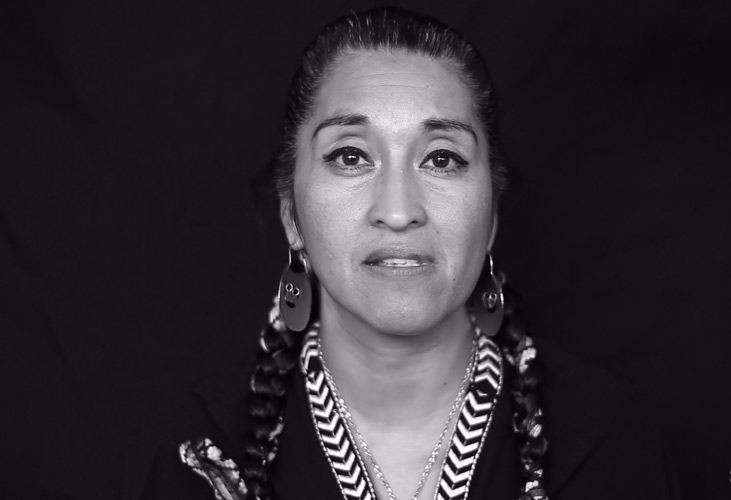 marcha de mujeres originarias