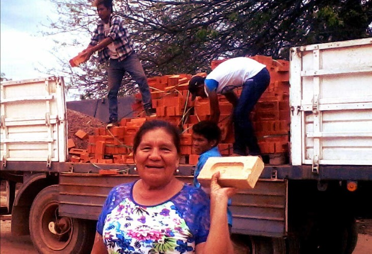 Construcciòn de aljibes por las mujeres