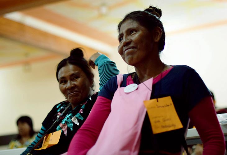 Mujeres del colectivo del Chaco