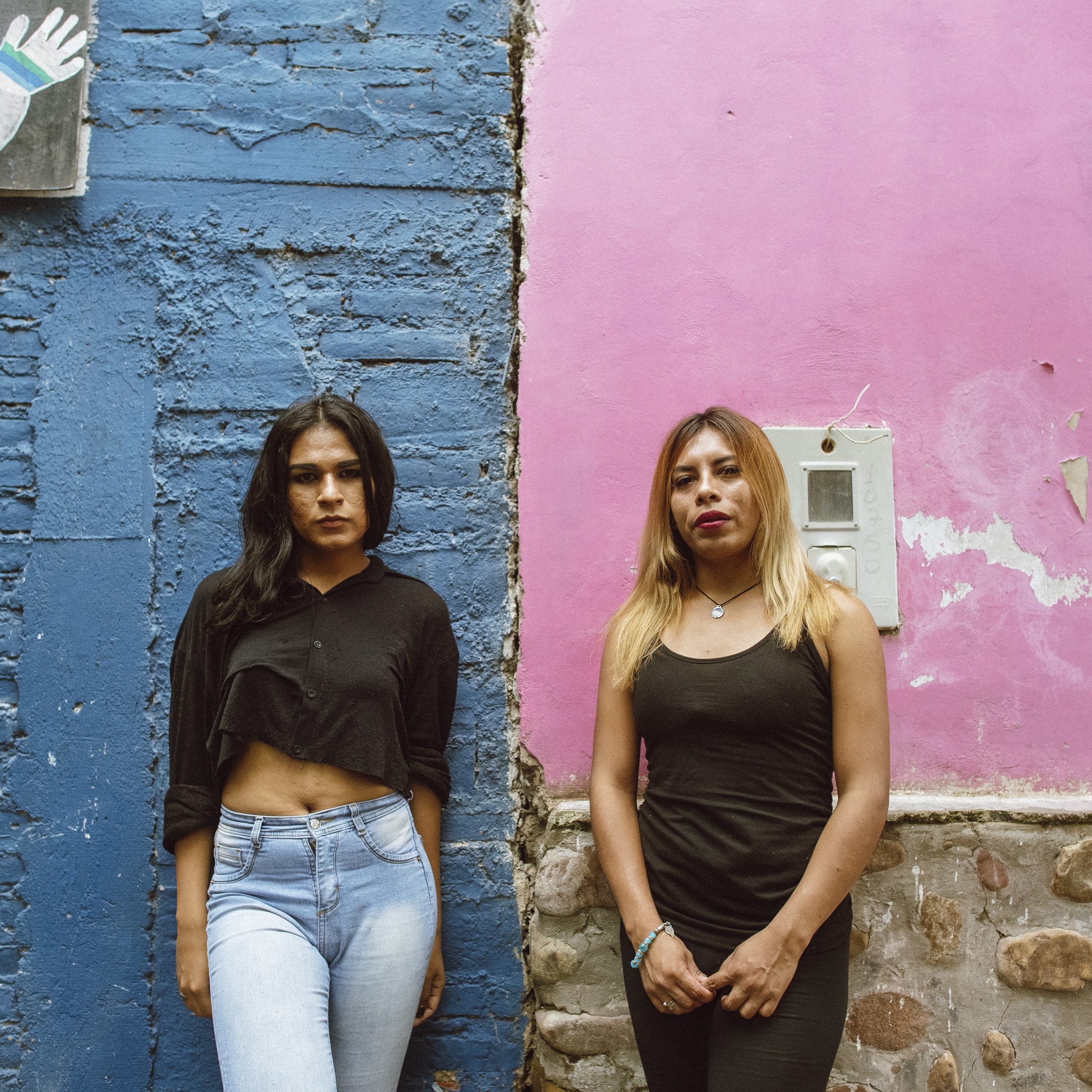 Alejandra Pompa y Pía Agustina Lucena Activistas y miembras de Damas de Hierro, organización que propugna la inclusión de las personas trans a través de la generación de políticas públicas específicas y el empoderamiento de las compañeras trans.